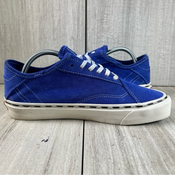 RARE Vans Diamo Ni Old Skool Royal Blue Lace Up Shoes Mens Size 8.5 Womens 10 - Picture 2 of 10
